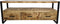 HSM Collection-Tv Meubel Havana 3 La-150x45x60-Naturel/Zwart-Mango/Metaal