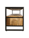 HSM Collection-Tv Meubel Havana 3 La-150x45x60-Naturel/Zwart-Mango/Metaal