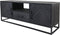 HSM Collection - TV meubel Verona 180x40x55cm - Zwart Mangohout/Metaal