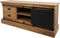 HSM Collection Tvmeubel Darwin 130cm Naturel/Zwart Teak/Metaal
