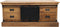 HSM Collection Tvmeubel Darwin 130cm Naturel/Zwart Teak/Metaal