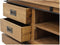 HSM Collection Tvmeubel Darwin 130cm Naturel/Zwart Teak/Metaal