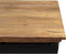 HSM Collection Tvmeubel Darwin 130cm Naturel/Zwart Teak/Metaal