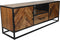 HSM Collection Tvmeubel Verona 150cm Naturel/Zwart Mangohout/Metaal