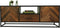 HSM Collection Tvmeubel Verona 150cm Naturel/Zwart Mangohout/Metaal