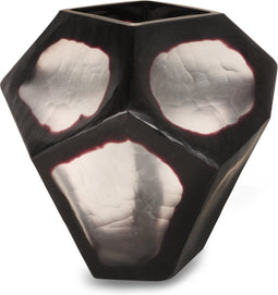 HSM Collection-Vaas Fall Small-Ø24x24-Zwart-Transparant-Glas