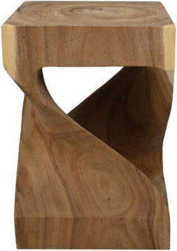 HSM Collection-Vierkante Bijzettafel-30x30x44-Naturel-Munggur
