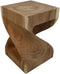HSM Collection-Vierkante Bijzettafel-30x30x44-Naturel-Munggur
