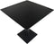 HSM Collection-Vierkante Eettafel Zurich-75x75x74-Zwart-Acacia/Metaal