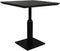 HSM Collection-Vierkante Eettafel Zurich-75x75x74-Zwart-Acacia/Metaal