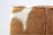 HSM Collection-Vierkante Kruk Geitenhuid-33x33x45-Assorti/Naturel-Geitenhuid/Teak