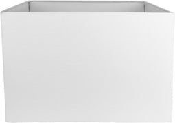 HSM Collection Vierkante lampenkap voor Vloerlamp Nature - wit - linnen