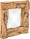 HSM Collection-Vierkante Spiegel-50x7x50-Naturel-Teak