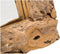 HSM Collection-Vierkante Spiegel-50x7x50-Naturel-Teak