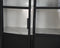 HSM Collection-Vitrinekast Bronx Hoog 2 Deur-90x40x190-Zwart/Grijs-Metaal