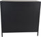 HSM Collection Vitrinekast Bronx Laag Metaal Zwart/Grijs