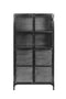 HSM Collection Vitrinekast Brooklyn - ijzer/glas - Natural Steel