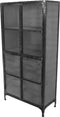 HSM Collection Vitrinekast Brooklyn - ijzer/glas - Natural Steel