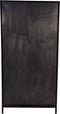 HSM Collection Vitrinekast Brooklyn - ijzer/glas - Natural Steel