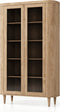 HSM Collection Vitrinekast Dune Eiken Naturel - vitrinekast