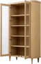 HSM Collection Vitrinekast Dune Eiken Naturel - vitrinekast
