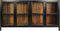 HSM Collection Vitrinekast Kingston - acacia/ijzer/glas