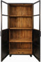 HSM Collection Vitrinekast - metaal/hout
