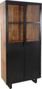 HSM Collection Vitrinekast - metaal/hout