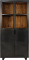 HSM Collection Vitrinekast - metaal/hout