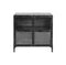 HSM Collection Vitrinekastje Brooklyn - ijzer/glas - Natural Steel