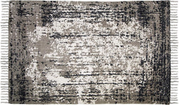 HSM Collection-Vloerkleed -180x120x0,35-Blauw/Beige-Katoen