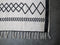HSM Collection Vloerkleed - katoen - 180x120 cm - wit/zwart