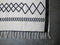 HSM Collection Vloerkleed - katoen - 230x160 cm - zwart/wit