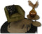 HSM Collection Vloerkleed Mailbu - ø120 cm - raffia/zeegras - naturel/zwart