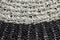 HSM Collection Vloerkleed Mailbu - ø120 cm - raffia/zeegras - naturel/zwart