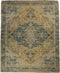 HSM Collection-Vloerkleed Vintage Klassiek -120x180-Geel/Grijs-Polyester