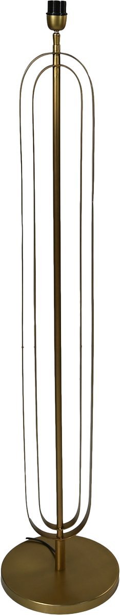HSM Collection-Vloerlamp-30x30x140-Goud-Metaal