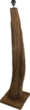 HSM Collection-Vloerlamp Abstract-35x35x140-Naturel-Teak
