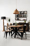 HSM Collection-Vloerlamp Abstract-35x35x140-Naturel-Teak