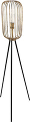 HSM Collection - Vloerlamp - ø30x120 cm - Goud/zwart - Metaal