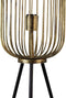 HSM Collection - Vloerlamp - ø30x120 cm - Goud/zwart - Metaal