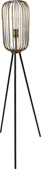 HSM Collection - Vloerlamp - ø30x120 cm - Goud/zwart - Metaal