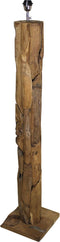 HSM Collection-Vloerlamp Rond-30x30x145-Naturel-Teak