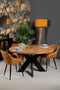 HSM Collection-Vloerlamp Rond-30x30x145-Naturel-Teak