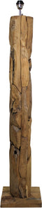 HSM Collection-Vloerlamp Rond-30x30x145-Naturel-Teak