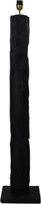 HSM Collection-Vloerlamp Rond-30x30x145-Zwart/Goud-Teak
