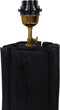 HSM Collection-Vloerlamp Rond-30x30x145-Zwart/Goud-Teak