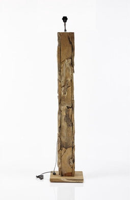 HSM Collection-Vloerlamp Vierkant-30x30x145-Naturel-Teak