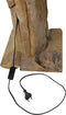 HSM Collection-Vloerlamp Vierkant-30x30x145-Naturel-Teak