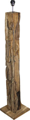HSM Collection-Vloerlamp Vierkant-30x30x145-Naturel-Teak